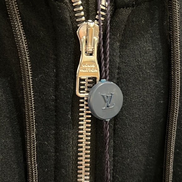 Black Louis Vuitton travel hoodie zip up! BRAND NEW WITH TAGS. - Picture 3 of 6